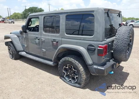 2021 Jeep Wrangler 4Xe Unlimited Rubicon 4X4 z USA, uszkodzony, nr VIN 1C4JJXR67MW716463